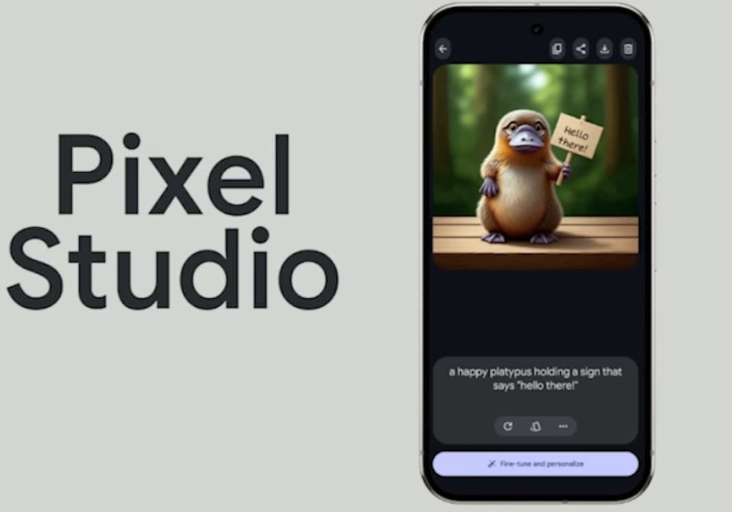 Pixel Studio app on the Google Pixel 9. Source: Google.